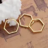 8Seasons Zinc Based Alloy Connectors Findings Honeycomb Gold Plated Hollow DIY Components 17mm( 5/8