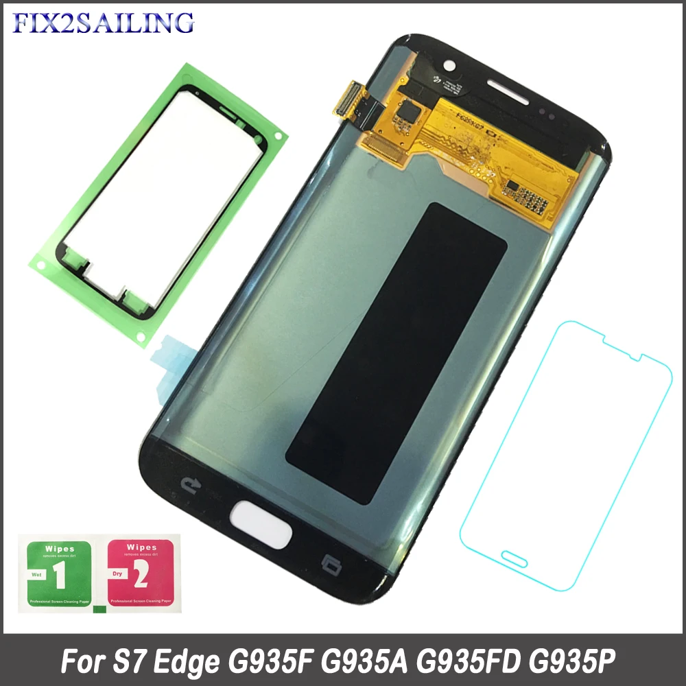 

Super AMOLED LCD 5.5''For SAMSUNG GALAXY S7 Edge G935 G935F LCD Display Touch Screen Digitizer For Samsung S7 Edge