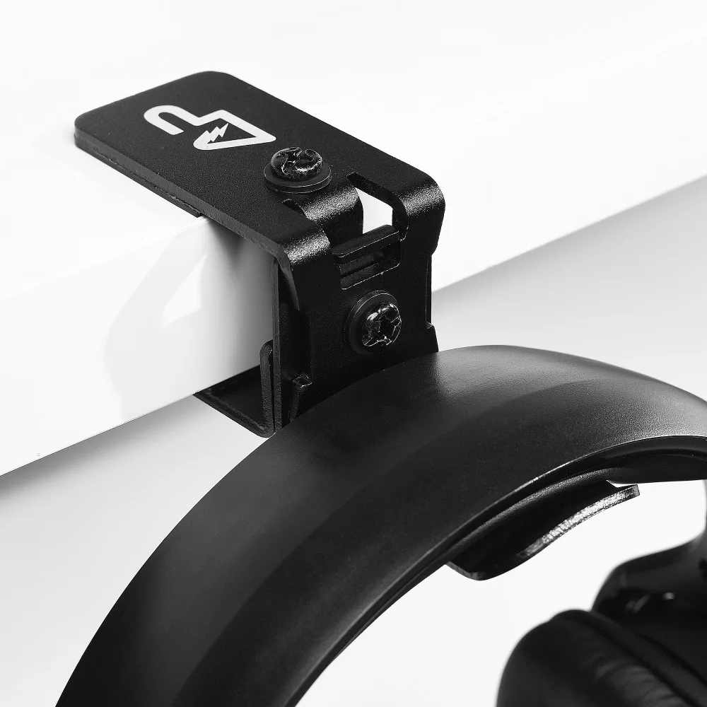 

Aluminum Headset Headphone Hanger Stand Holder Table Clamp Clip with Screws
