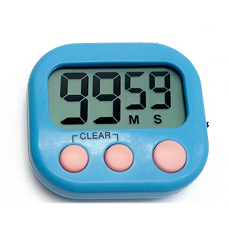 

Large LCD Digital Kitchen Cooking Timer Count-Down Up Clock Loud Alarm Magnetic Count up countdown function Temporizador Tool