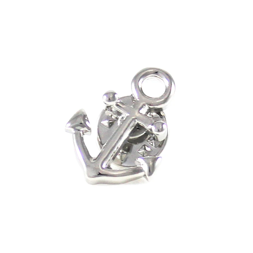 

Anchor Lapel Pin Silver Tone Novelty Ship Anchor Suit Pin Holiday Gifts Pins Birthday Gift Lapel Pins