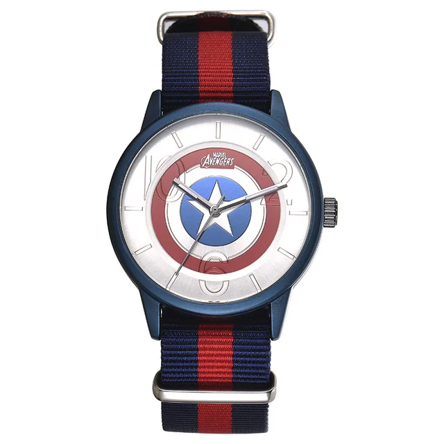 Disney brand fashion children watches Captain America shield cartoon students bo Disney brand fashion children watches Captain America shield cartoon students bo
