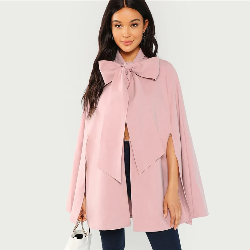 Pink cape coat Clearance