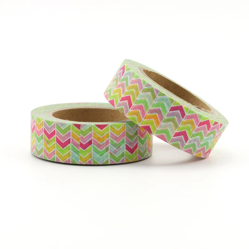 

1PCS colorful arrows and Stripes Washi Tape Adhesive Tape DIY Scrapbooking Sticker Label Masking Tape