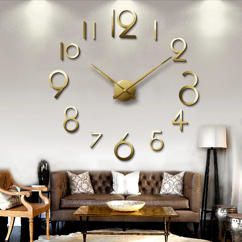 New product creative DIY clock three dimensional living room individual