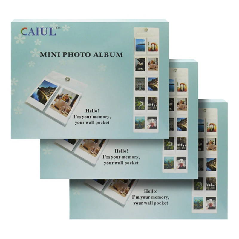 3 x Caiul повесить настенный органайзер маленький фотоальбом для Fuji Mini 7 s 8 8+ 9 25 50 s 70 90 300 SP-1 2 принтера