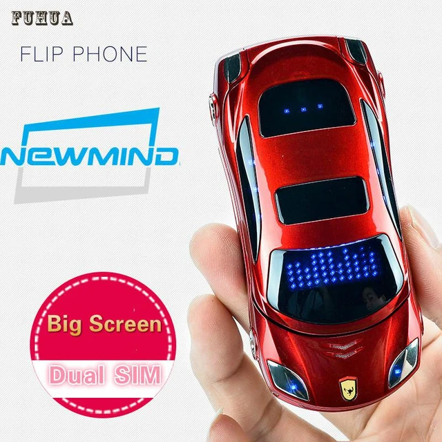 vanidad desierto Capataz Original Newmind F15 Unlocked Flip Phone Dual Sim Mini Sports Car Model  Blue Lantern Bluetooth Mobile Cell Phone 2sim Celular - Mobile Phones -  AliExpress