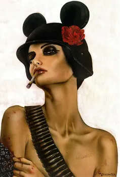 

High quality Oil painting Canvas Reproductions Dirtyland IV by Brian M.Viveros Painting hand painted