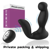 Anal Vibrator Perineum Prostate Massager – Rechargeable 7 Vibration Modes Wireless Remote G Spot Vibrator Butt Plug Sex Toy