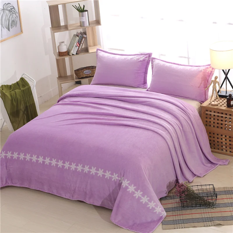 Double coral velvet mink cashmere cashmere black gold blankets sheets