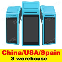 V1 POS Terminal PDA With Wireless Bluetooth Wifi Android System with Thermal Printer Built in and
