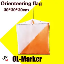 Открытый ориентированию пр-маркер флаг/Флаг управления направленного кросс баннер 30X30 см для ориентирование