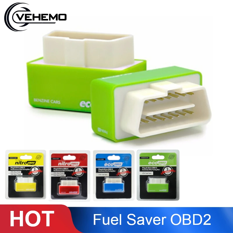 

ECO OBD2 Fuel Saver Plug And Drive Economy Fuel Box Chip Upgrade For Vehicles Fuel Gasoline Diesel Version Fuel Save Nitro OBD2