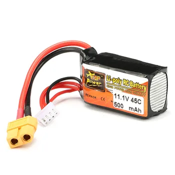 

ZOP Power 11.1V 500mAh 45C 3S Reachargeable Lipo Battery XT60 Plug Connector For RC Drones FPV Quadcopter Toys DIY Charging