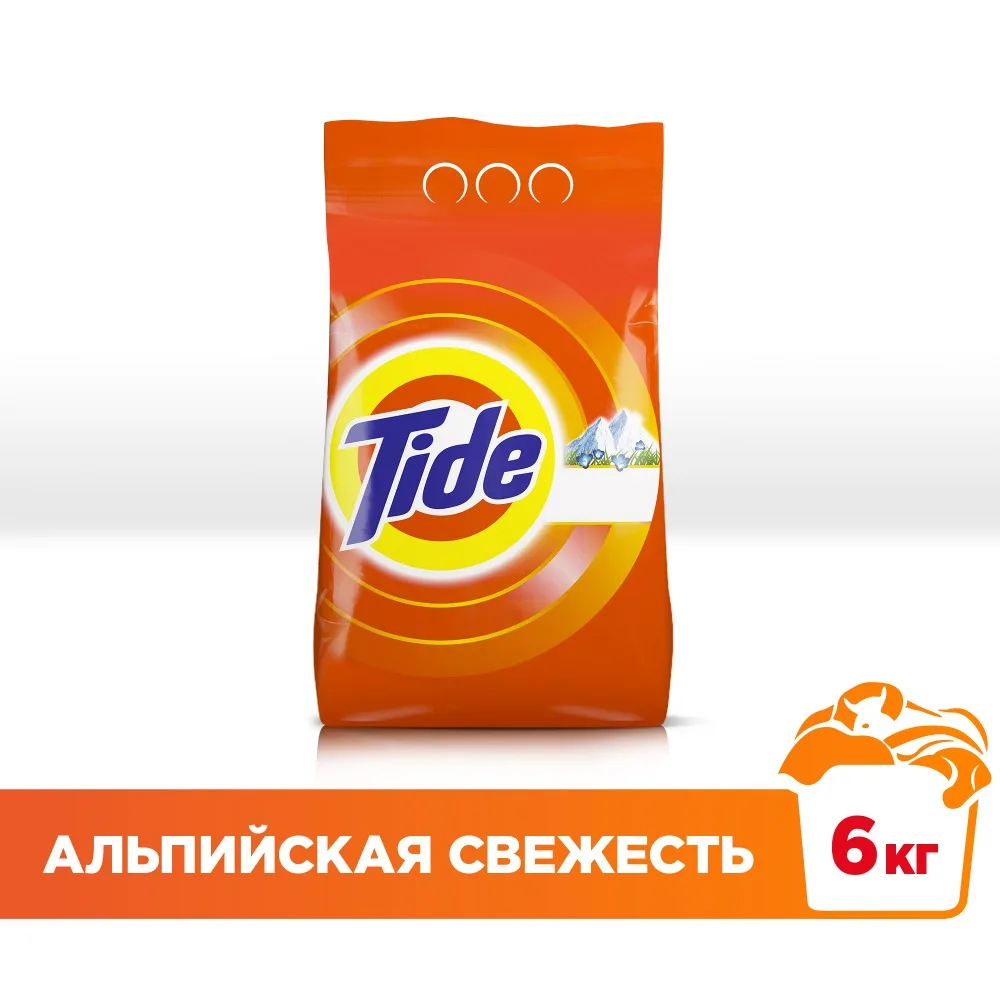 Моющее средство для стирки Tide Automatic Alpine Fresh 40 стирок 6 кг