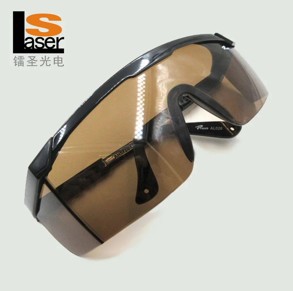 

Laser goggles can block up to 1068nm of light and protect the eye from laser damage