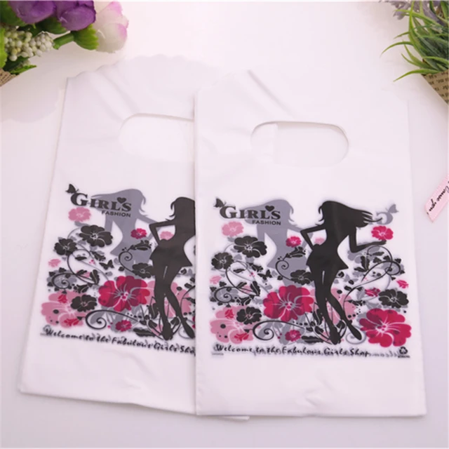 Small Plastic Bags Multi Designs Gift Bag Pouches Bracelet Charms