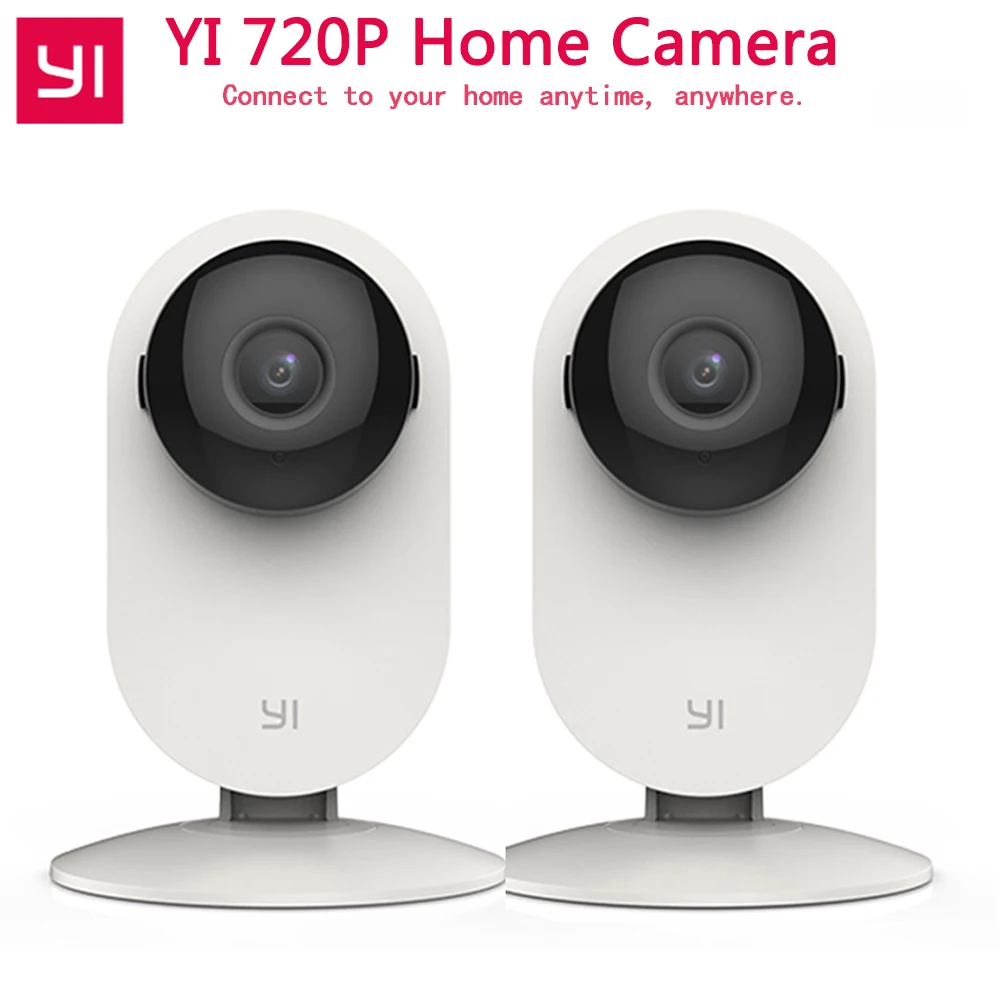 

YI 720p Home Camera 2PCS Night Vision IP Camera Baby Monitor Wifi Network Surveillance xiaomi xiaoyi Indoor Security Camera