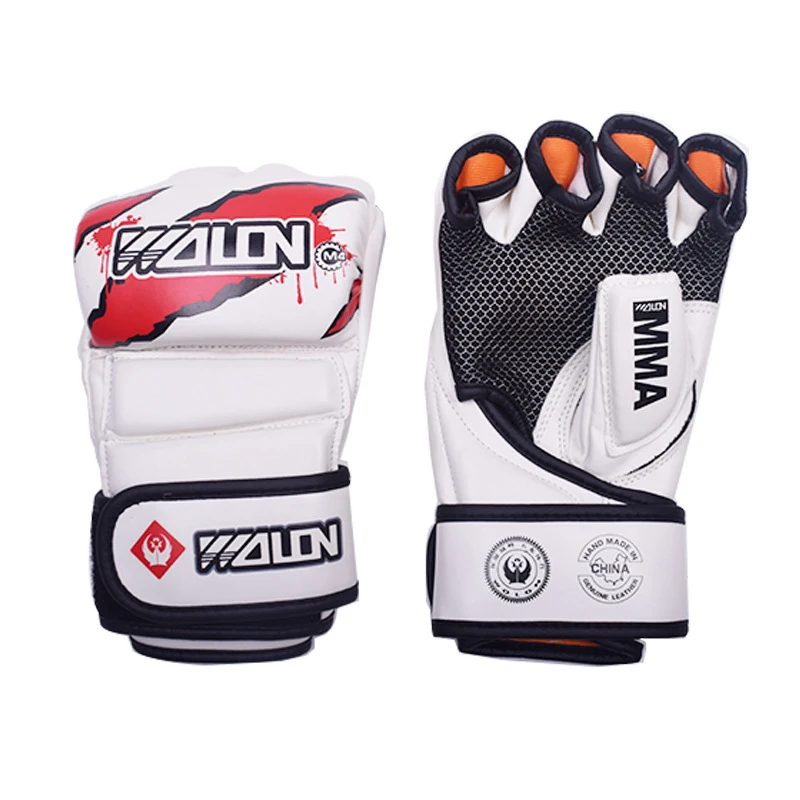 

muay thai boxing gloves 5 colors available adults gym fitness training synthetic leather mma gloves