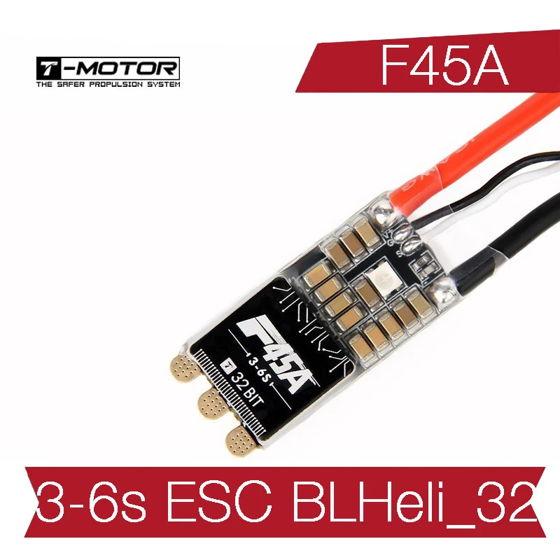 T Motor F45A V2 45A 3 6S blheli _ 32 Dshot1200 ESC для радиоуправляемого дрона FPV гоночного мульти