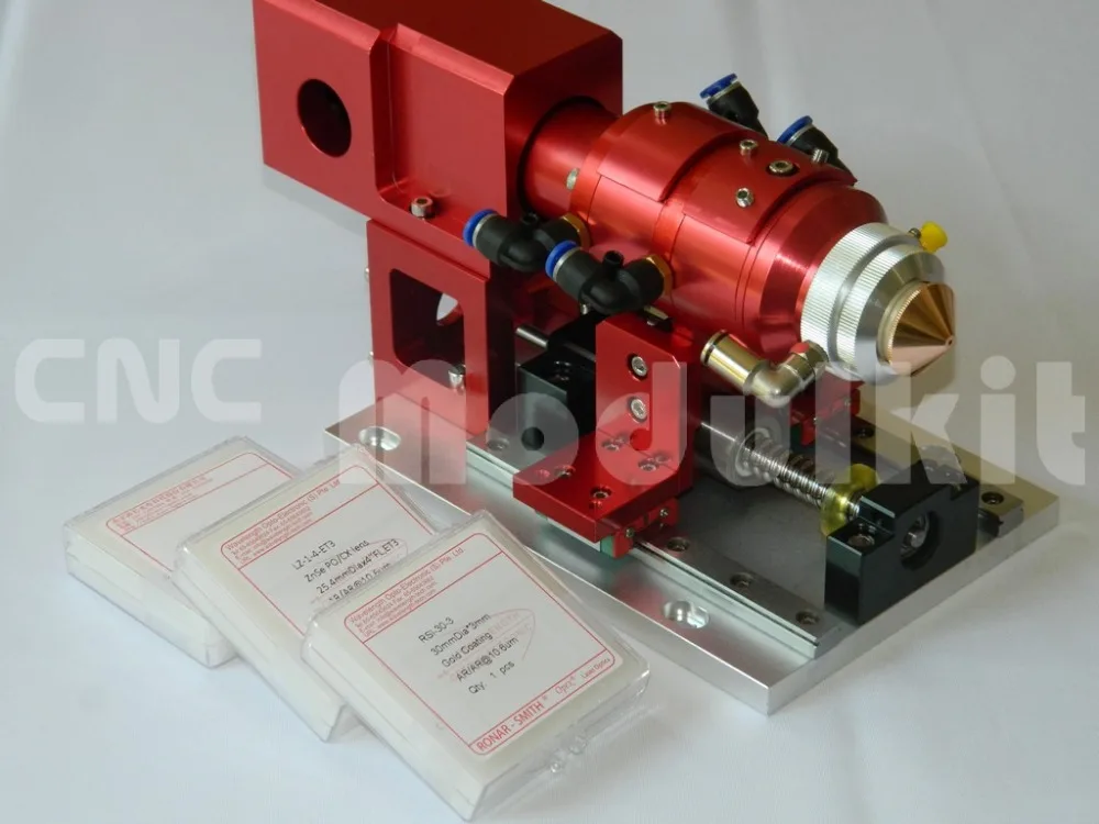 

CO2 Laser Engraving Cutting Auto Double Focus Head & Original Singapore Znse Focus Lens & Silicon Mirrior EXCLUSIVE CNC Modulkit