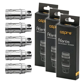 

Authentic Aspire Atlantis Sub 1.0ohm Atomizer Coil 15 Pieces for Aspire Atlantis Tank