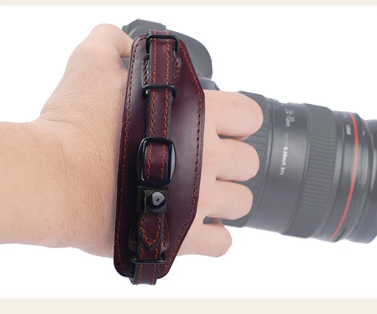 Ремешок из натуральной кожи для всех SLR DSLR Canon Nikon Sony 5d2 5d3 d800 6d 7d 70D 80D D7200 D610 SLR|leather