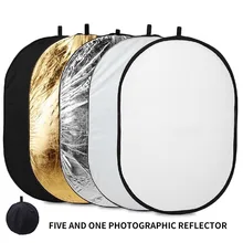 Светоотражатель 5 в 1 для фотостудий для профессионалов и любителей регуляция освещения фотография блоггерство