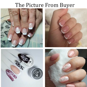 

Healthy Painting Gel White Paint French LED/UV Gel For Nail Design Paint Color Nail Varnish 36 Colors