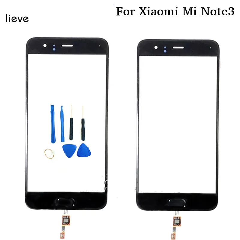 lieve 5.5''phone screen for Xiaomi Mi Note3 mi note 3 touch panel digitizer front glass panel replacement sensor with free toolkit1