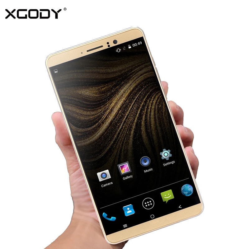 XGODY Y14 6 дюймов 3g смартфон MTK6580 четырехъядерный 1 ГБ ОЗУ 8 Гб ПЗУ Android 5,1 мобильный телефон разблокировка две sim-карты 6,0 дюймов WiFi gps