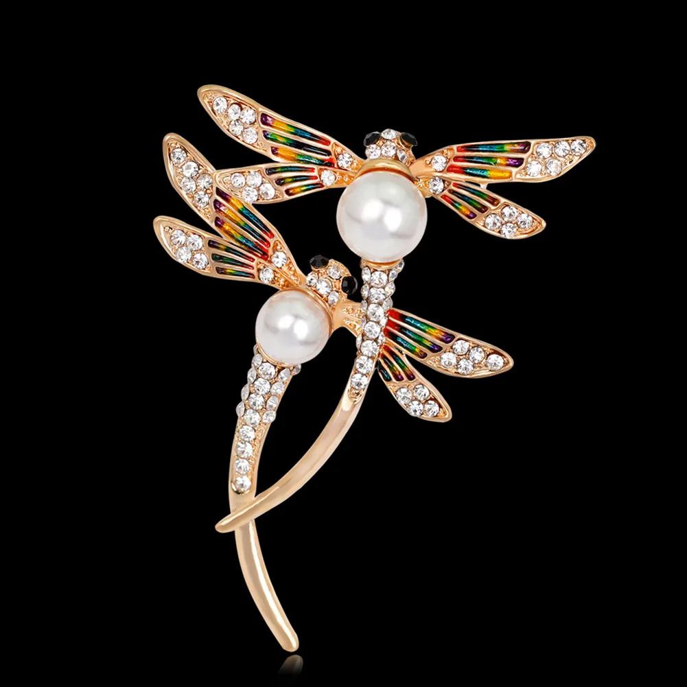 Vintage design simulation crystal rhinestone dragonfly brooches for Vintage design simulation crystal rhinestone dragonfly brooches for