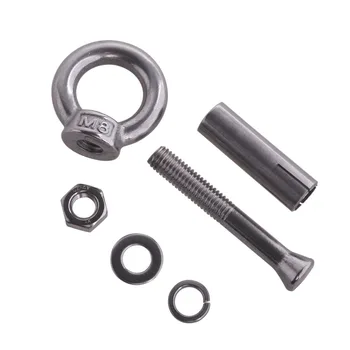 

M8x70mm 304 Stainless Steel Ring Internal Expansion Lifting Expansion Eyebolt Pack of 2