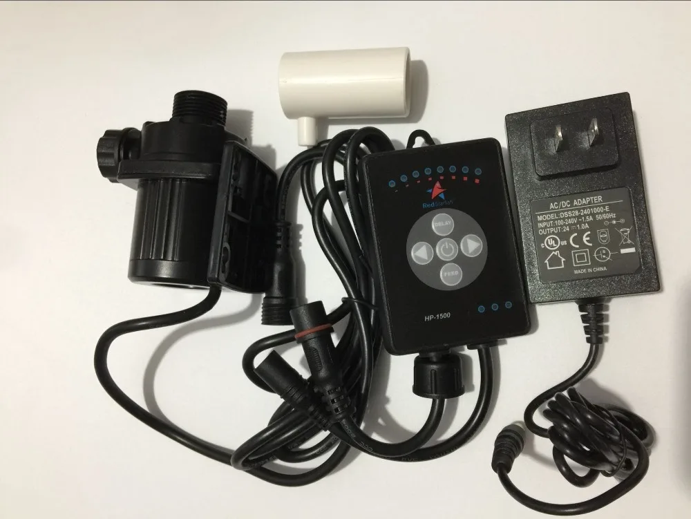 

Protein Skimmer pump, needle wheel rotor pump Venturi tube include speed adjustable spare pump for Protein Skimmer aquarium reef