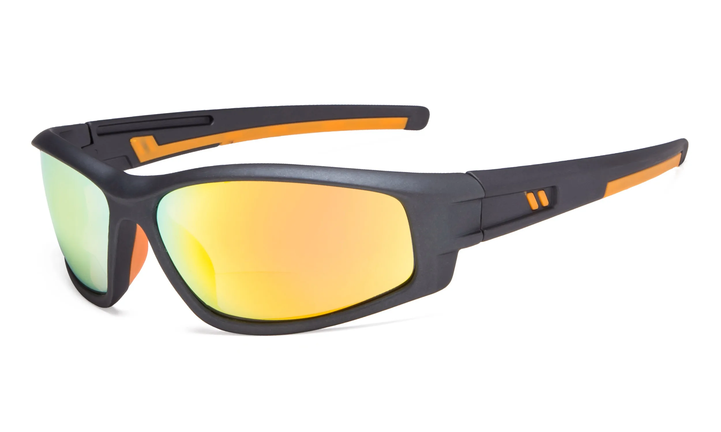 S045-Bifocal Eyekepper бифокальные Солнцезащитные очки для спорта TR90 Открытый Защита от солнца - Цвет оправы: OrangeMirror