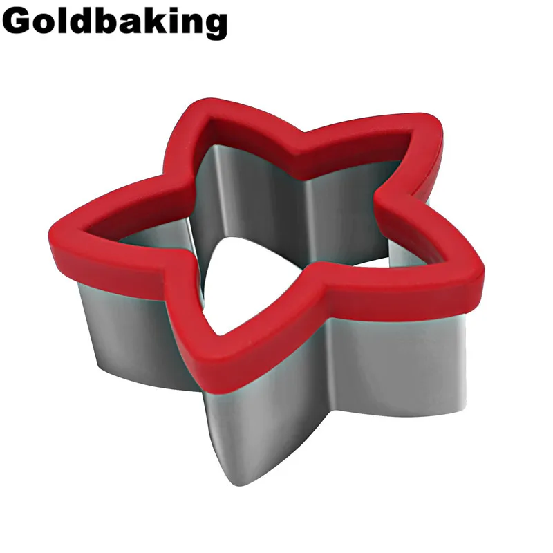 Goldbaking большие формочки для печенья из нержавеющей стали сэндвич, хлеб, бисквит 4 дюйма детские формочки для печенья