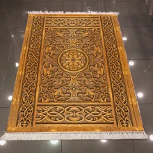 Желтый пол на коричневом дереве резьба 3d узор принт, микроволокно анти скольжение обратно моющиеся декоративные килим области ковер