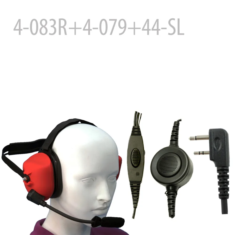 

Heavy duty Noise Headset (R) +Mini Din Plug 44-SL for IC-F3G,IC- F3GS IC-F4G IC-F4GS IC- F14 S IC-F15 IC-F14/24 IC-F21 F21S