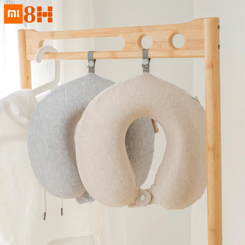Оригинальная подушка для шеи Xiaomi 8H U Shape Memory Foam Антибактериальная портативная