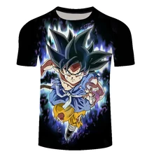 

New Dragon Ball T Shirt Men Summer Super Son Goku Fitness Cosplay 3D T-Shirt Unisex Anime Plus Size DragonBall Tops Tshirt Homme