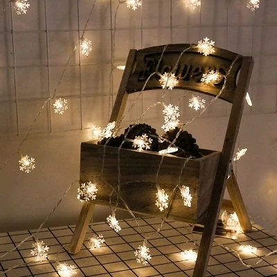 

10M 100Leds 220V Christmas Tree Snow Flakes Led String Fairy Light Xmas Party Home Wedding Garden Garland Christmas Decorations