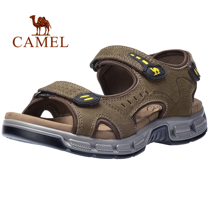 Сандалии CAMEL мужские из натуральной кожи открытый носок для активного отдыха