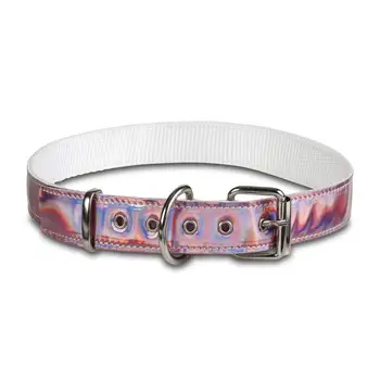 

Lachoqqa Dog Collar, Multicolor, Fashionable Pets Adjustable Collars Harnesses Leashes 20.5"-23.5"