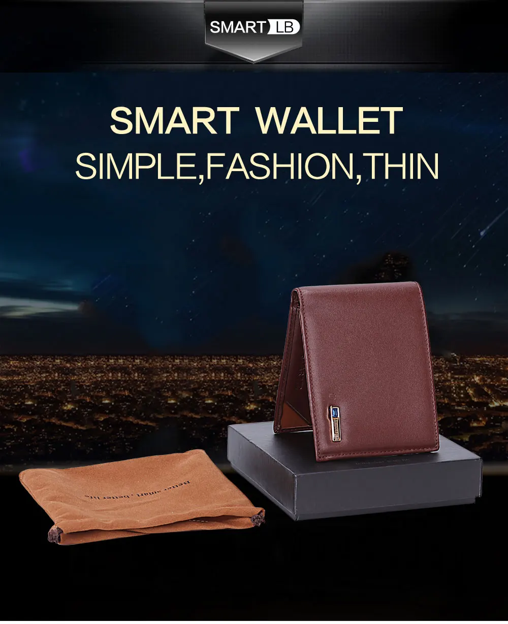 Modoker из натуральной кожи Для мужчин качество карманы бренда Smart кошелек мягкая держателей кредитных Двойные Короткие Кошелек
