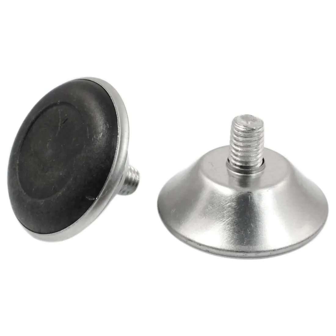 2pcs Adjustable Thread M7 X 9mm Leveller Leveling Foot Furniture Glide