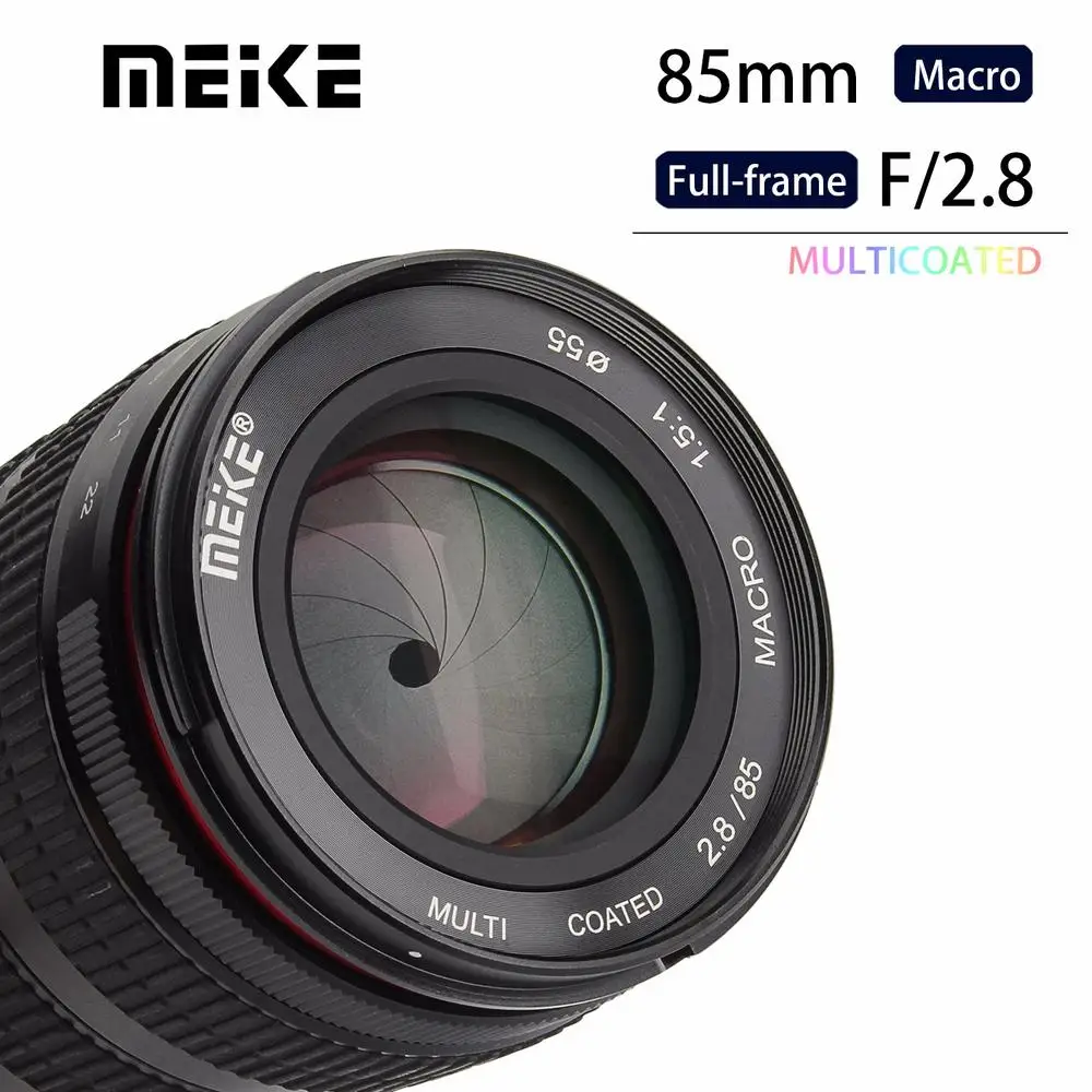 US $269.99 Meike 85mm F28 Manual Focus Aspherical Medium Telephoto Full Frame Prime Macro Lens With Portrait Capability For Nikon F Mount