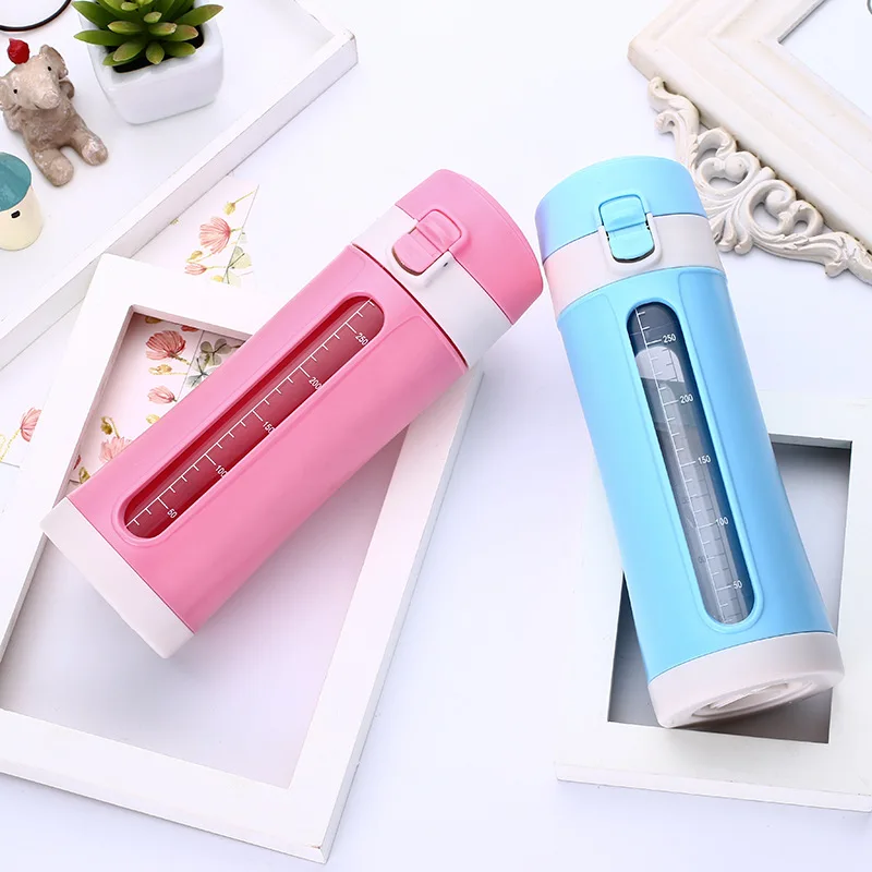 Bouncing Double Glass Water Bottle My Drinking Bottle Drinkware Sport