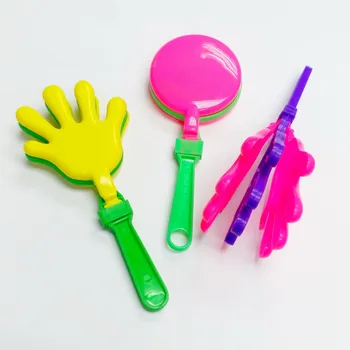 

6 pc Hand Round shape Clapper Noisemakers Novelty Party Favor Gift Pinata Sound Toys Birthday Prize Kid Fiesta Goody Loot Filler