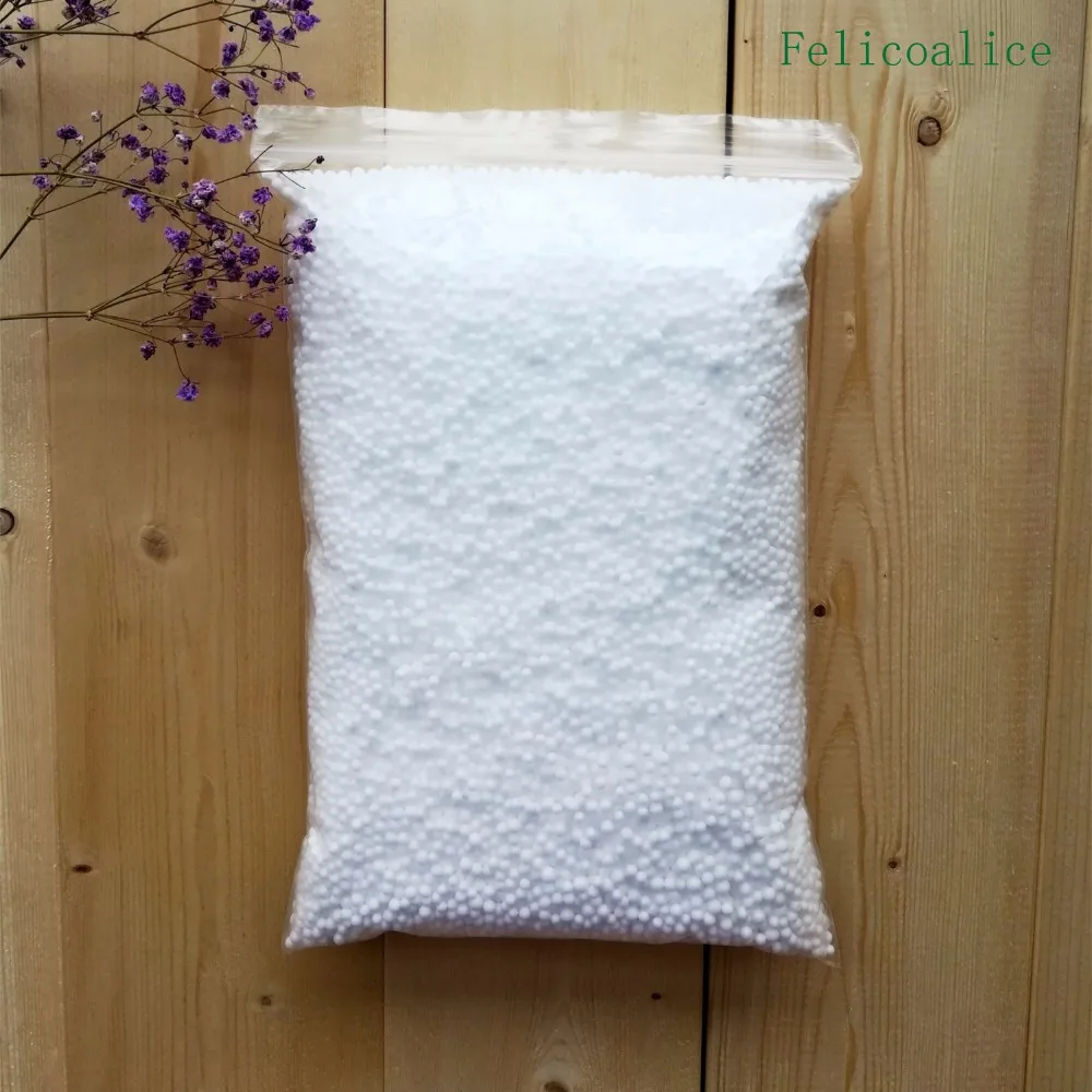 12L DIY Snow Mud Particles Accessories Slime Balls Small Tiny Foam Beads For Floam Filler For DIY Supplies 2-4mm 5