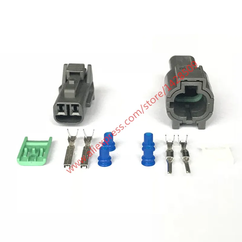 

5 Sets 2 Pin Wiper Spray Motor Plug 7123-8520-40 7222-8520-40 For Nissan KUM PB015-02850 Waterproof Automotive Connector